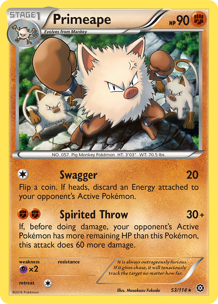 Steam Siege Primeape #53/114